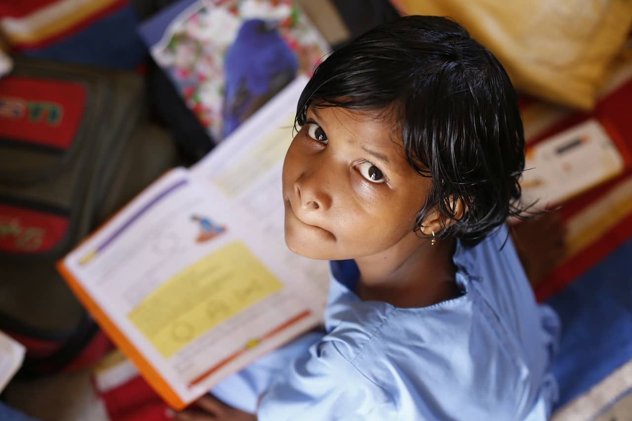 child reading
